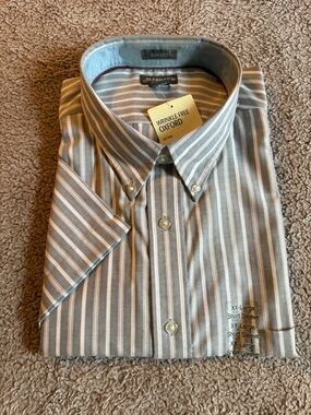 NWT XXLarge St. John’s Bay Short Sleeve Button Down